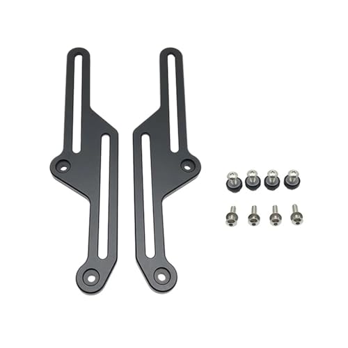 Support de pare-brise Tenere 700 en alu noir pour moto Yamaha T7 2019-2023