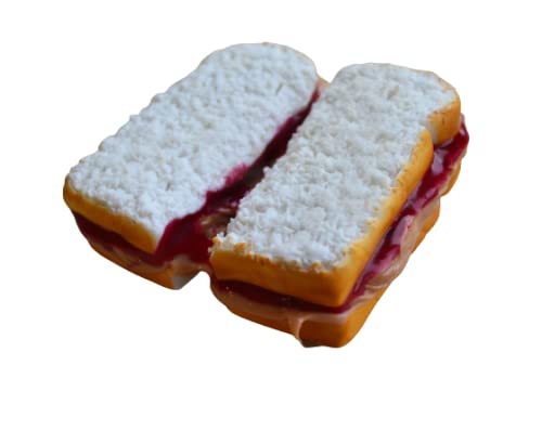 Peanut Butter and Jelly Sandwich Miniature Food Fridge Magnet Made