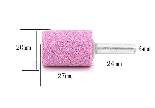 Luo Ke LK25565477 10 Pcs Rotary Grinding Stone, 1/4 Inch Shank Abrasive Stones Mounted Grinding Bits thumb #2