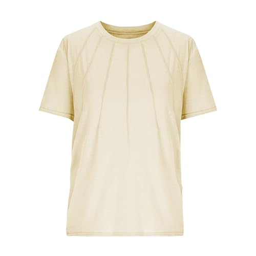 Girls Pleated T Shirt Crew Neck Short Sleeve Tunic Tee Kids Solid Color Slim Fit Breathable Casual Tops Blouses2