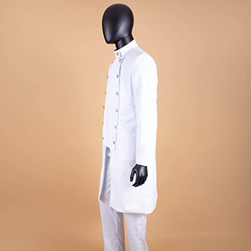 African Suits for Men Double Breasted Jackets and Pants 2 Piece Set Dashiki Clothes Formal Outfits for Wedding4