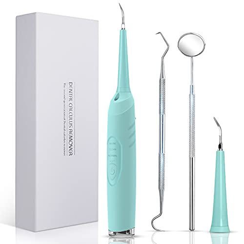 Phansra Plaque Remover for Teeth - Electric Sonic Teeth Cleaning Tools Kit, Dental Calculus Remover Tooth Stains Tartar Removal Cleaner…