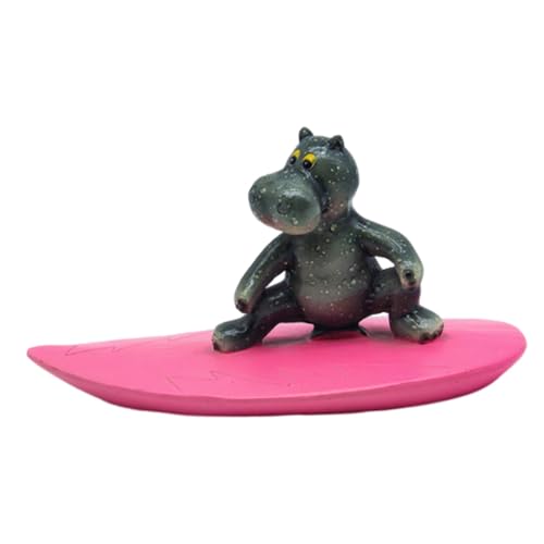 Sculture di animali da giardino, decorazione di animali all'aperto - statua galleggiante realistica in resina, figure multiuso per la fotografia, decorazione per la casa, giardino, stagno