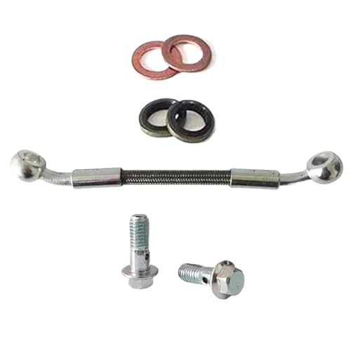Flexible frein hydraulique AN3 avec gaine tressée anti-dilatation pour moto