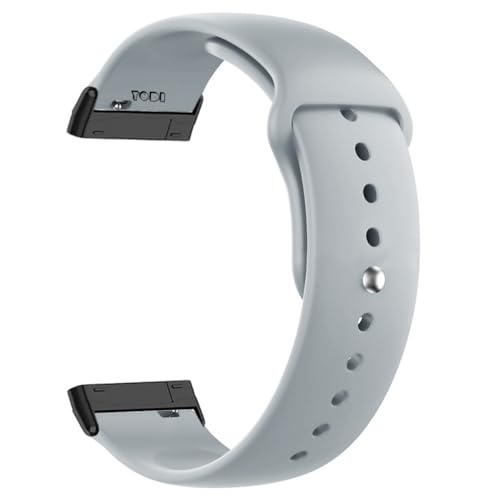 Image of YODI Watch Band Compatible with Fitbit Versa 4 / Fit bit Versa 3 / Fitbit Sense /Sense 2 Band, Soft Replacement Silicone Wristband for Women Flexible Waterproof Sport Watch Strap for Men Large