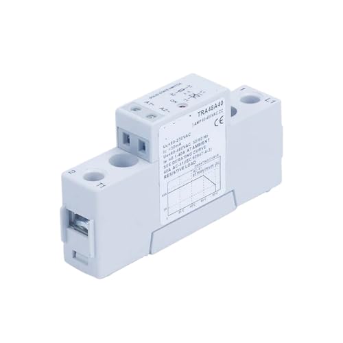 Relais statique TRA48A40 AC 40A avec entrée 90-250V et sortie 90-480V