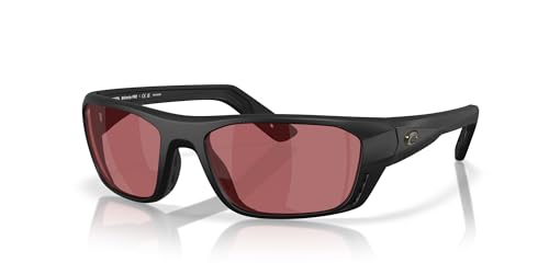 Costa Del Mar Whitetip Pro Sunglasses, Matte Black/Rose 580G, 57 mm2