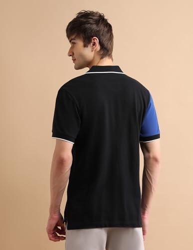 Image of U.S. POLO ASSN. Slim Fit Polo T Shirts for Men - 100% Cotton, Half Sleeves Mens Tshirt