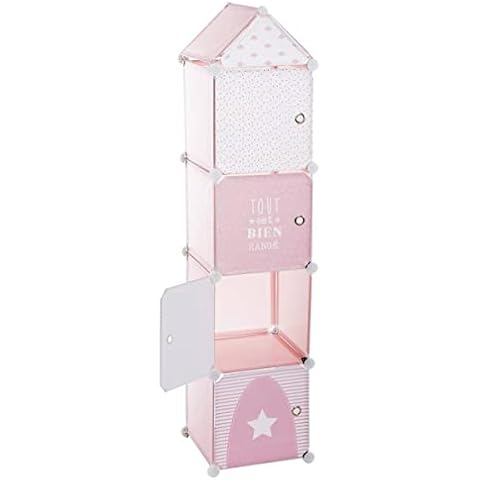 Atmosphera Pink Column Organiser for Children Cover