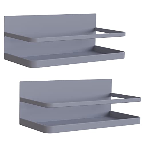 Hoopoton Magnetic Spice Rack Organizer Single Tier Refrigerator Spice Storage