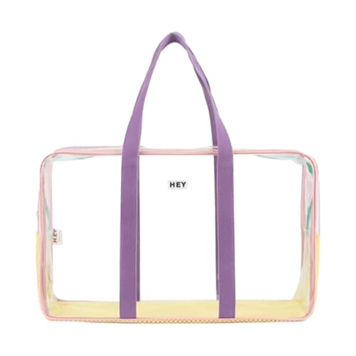 Sac de plage transparent de grande capacité imperméable avec fermeture éclair de voyage - 6