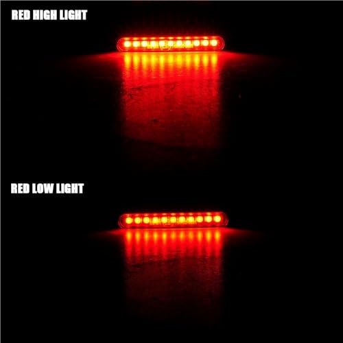 Luz trasera de freno universal moto cross matricula lampara 6