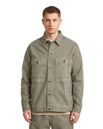 G-STAR Mosa Overshirt chaqueta de algodón estilo militar casual para caballero