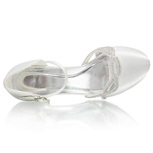 Emily Bridal Scarpe da Sposa Décolleté con Punta