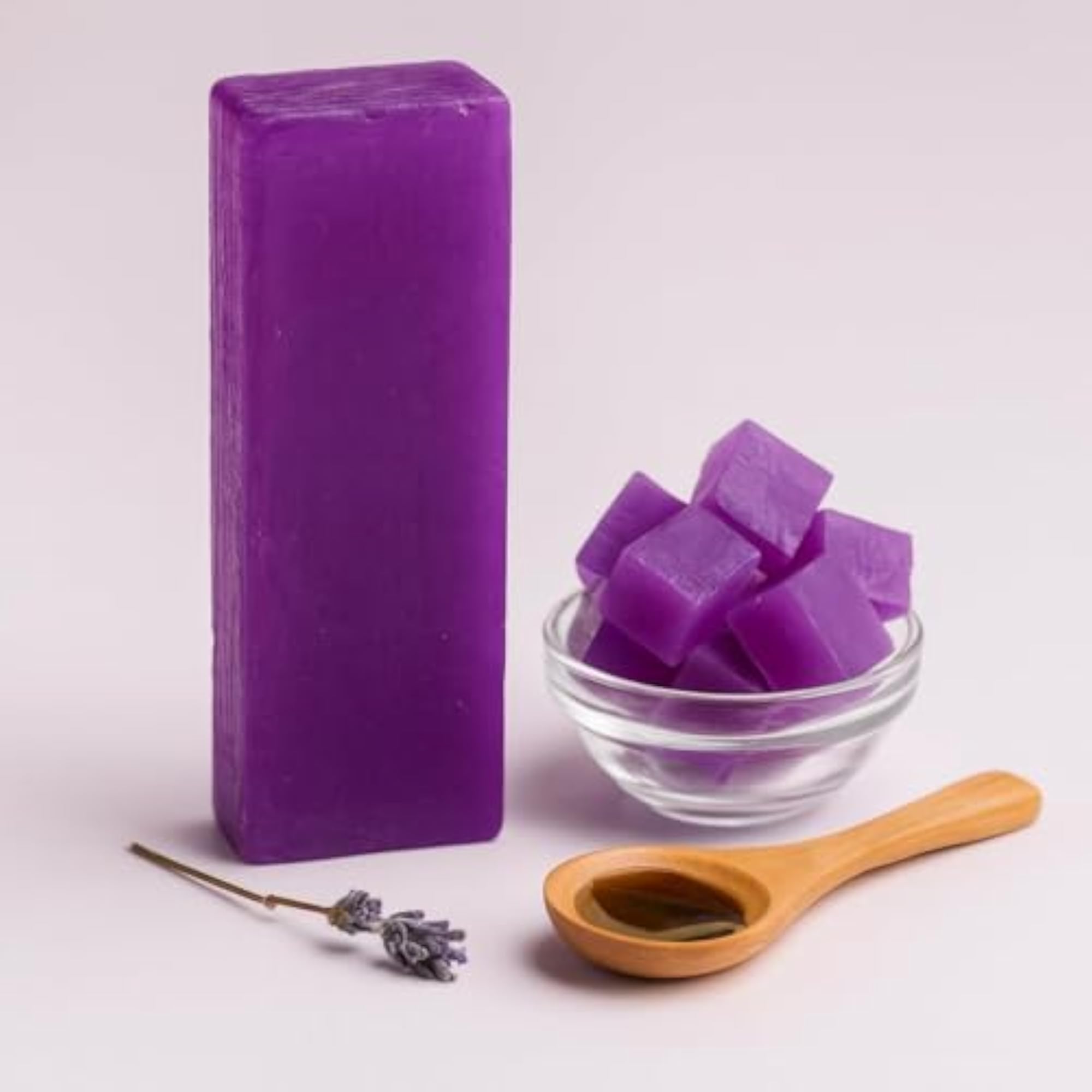 Soap Base 500gm for Soap Making - Lavender