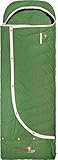 Grüezi bag Biopod DownWool Nature Comfort 185 Hütten Schlafsack, 1950g, Packmaß 21x38 cm, bis 185 cm Körpergröße