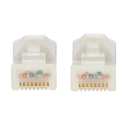 Cable ethernet Tripp Lite Cat6a UTP RJ45 0.9 m blanco miniatura 3