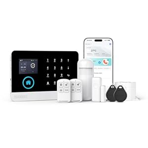 Home Security System – Alarm 8-Piece Kit Compatible with Alexa,Tuey and Smart Life (No Contract)