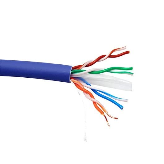 PHASAK Kabel Netzwerk U/UTP CAT. 6A 305M blau