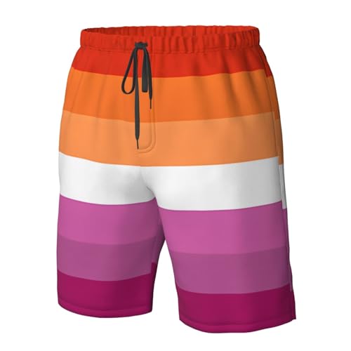 Asexual Pride Flag Men's Quick Dry Swim Trunks Summer Beach Board Shorts Swimming Swimwear4