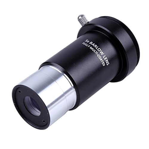 Lente Barlow de metal de 1.25 pulgadas para astrofotografía y noches de observación
