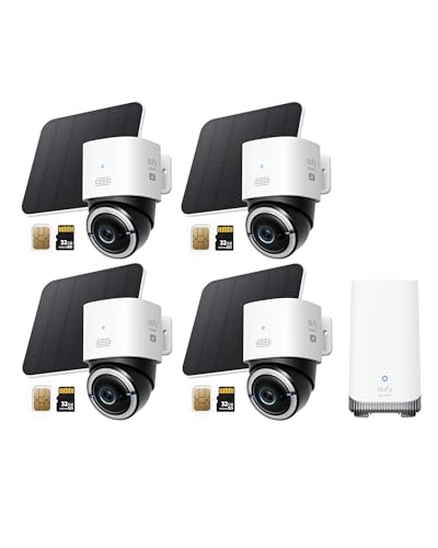 【新品】eufy Security eufyCam S330 2-Cam Kit Amazon.com: eufy Security 4G LTE Cam S330 2-Cam Kit (HomeBase S380
