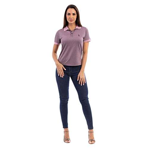 Camisa Polo Feminina em Viscose Manga Curta Conforto Casual
