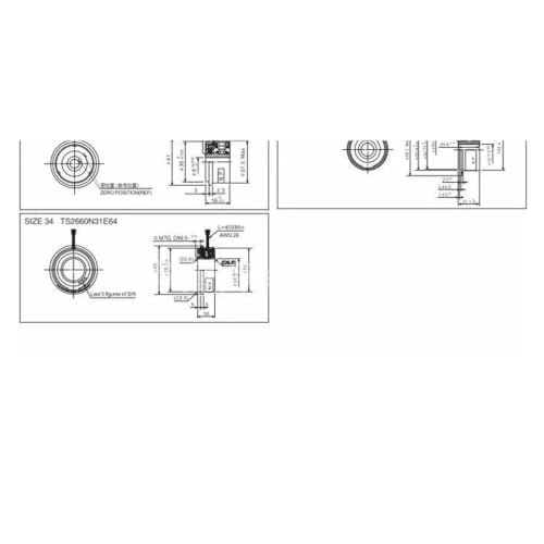 Transformateur rotatif sans balais TS2640N321E64 encodeur de servomoteur synchrone