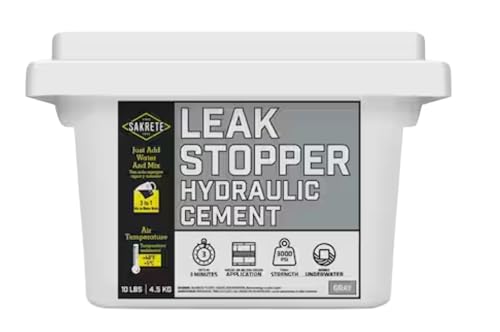 Sakrete | Hydraulic Cement Leak Stopper - Gray | 10 lb