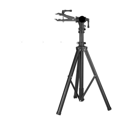 Générique Support de réparation de vélo, stockage polyvalent pliable, présentoir de vélo, entretien professionnel de vélo, supports muraux/sol(Tripod...
