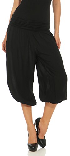 Malito – Damen Haremshose – Pumphose aus Baumwolle – Kurze Stoffhose...