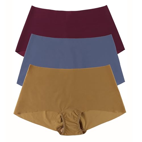 Image of hanky panky - BreatheSoft Boyshorts Panties | Comfortable Womens Underwear, Sleek Full Back Coverage | Sizes (XS-XL) | 3 pack