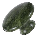 Abaodam Massage Stein aus Echtem Xiuyan Jade Pilzförmiger Gua Sha Hot Stone für Ganzkörper Gesichtsmassage Vielseitiges Spa tool für Entspannung und Schönheitsbehandlungen