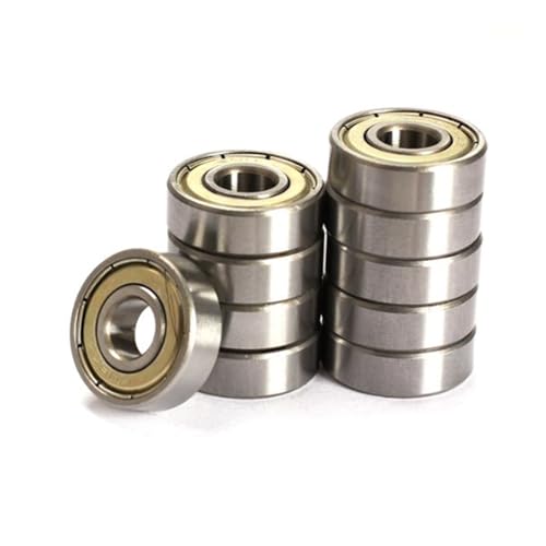 Roulement rigide à billes ABEC 3 type 608ZZ haute précision 8x22x7mm pour guidage mécanique