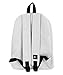 Everest Luggage Basic Backpack, White, Medium