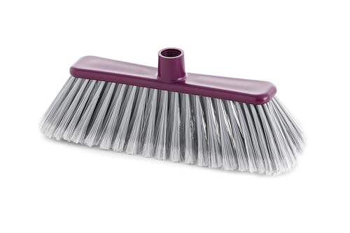 MAYA Escoba Multiusos Atomic. Propiedad Antigolpes Gracias al Taco de Goma. para Todo Tipo de Superficies. Disponible en Color Burdeos.