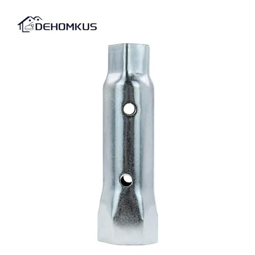 Image of RV Water Heater Element Wrench Socket, Carbon Steel Galvanized Construction Dual Hex Wrench Removal Tool, 1-1 /16 inch x 1-1 /2 inch x 6 inch, for All Residential and RV Camper Travel Trailer Motorhome