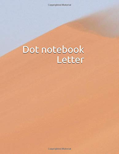 dot notebook letter: Dot Grid - Size = 8.5" x 11"/ xxx pages/ double sided/bullet journal minimalism art/dot grid notebook minimalism/dot pad ... pad planner/ dot planner paper notebook