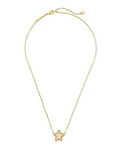 Kendra Scott Jae Star Gold Pendant Necklace In Iridescent Drusy #TOP1