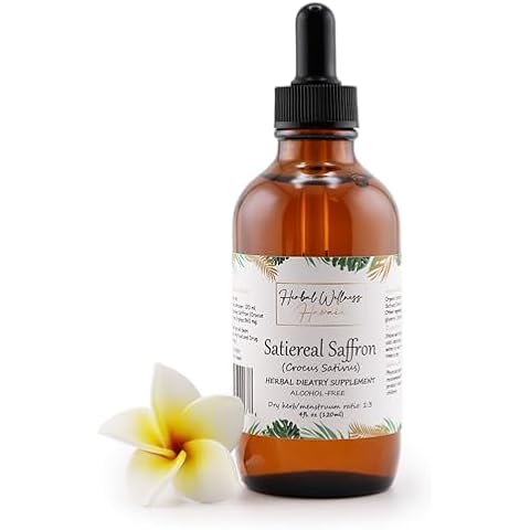 Satiereal Saffron Herbal Tincture by Herbal Wellness Hawaii Cover