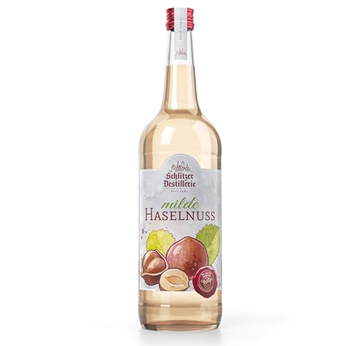 Schlitzer Milde Haselnuss 1L, 35% Vol., edle Spirituose mit gerösteten Haselnüssen und feinem...