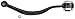 TRW Automotive JTC127 Suspension Control Arm for BMW 740iL: 1993-2001 and other applications Front Right Rearward