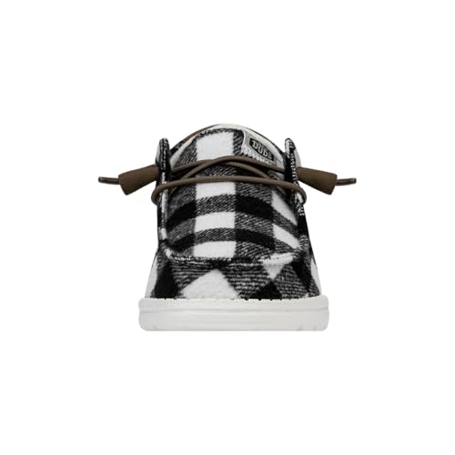 Image of HEYDUDE Wendy Buffalo Plaid | Women's Shoes | Women's Slip-on Loafers | Comfortable & Light-Weight