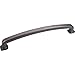Jeffrey Alexander MO6373-18DBAC Dark Brushed Antique Copper Pulls Belcastel Collection Forged Look Flat Bottom Appliance Pull 18 Inch Center