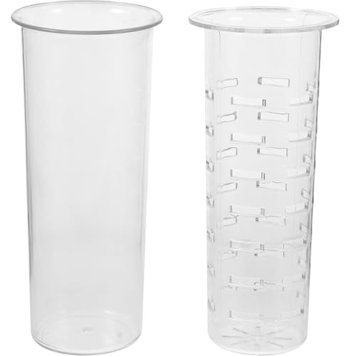 Image of Juice Jar with Acrylic Fruit Infuser and Ice Core 9-Inch Beverage Dispenser for Home Party and Commercial Use
