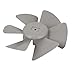 Aexit Plastikowe łopatki wentylatora chłodzącego silnik o średnicy 23 cm i średnicy 8 mm(Ventilateur de ventilateur de moteur en plastique de 23 cm de diamètre, 8 mm de diamètre d'arbre