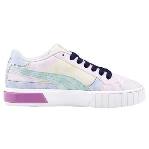 PUMA Womens Cali Star Tie Dye Lace Up Sneakers Shoes Casual - Purple - Size 8 M