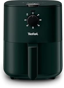 Tefal EY1303 Easy Fry Essential Heißluftfritteuse, 3,  L Fassungsvermögen, energiesparend, einstellbare Temperaturkontrolle, Timer, Antihaftbeschichtung, kompakt, Forest