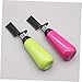 LALADEFIEE Hair Applicator Bottle Comb Bottle Hair Dye Brush for Salon Use Random Color