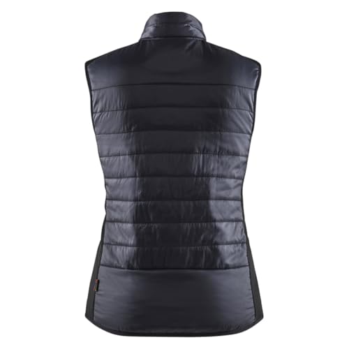 Gilet de travail Blaklader matelassé chaleco laboral mujer negro amarillo alta visibilidad XS 2